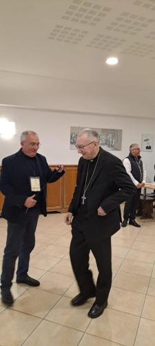 Cardinale Parolin e Don Francesco Fiorino